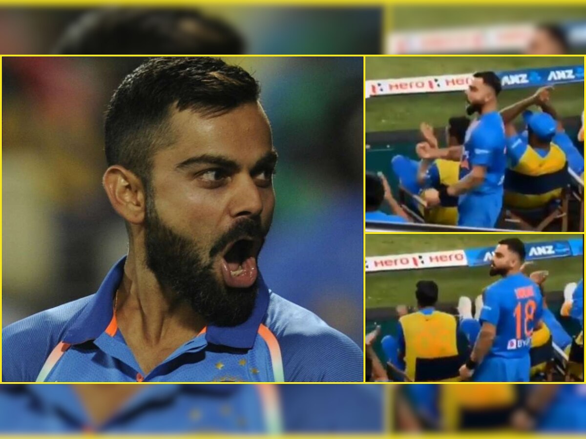 WATCH: Virat Kohli's gassed-up reaction during India's dramatic super over run chase in Hamilton T20I