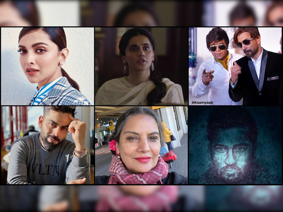 Latest Bollywood News: Deepika Padukone & Virat Kohli join 'Man Vs Wild', 'Thappad' trailer unveiled & more