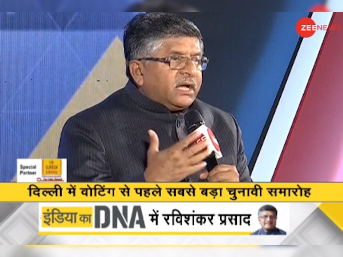 'Ready to talk, but...': What Ravi Shankar Prasad said on Shaheen Bagh protest at 'India Ka DNA'