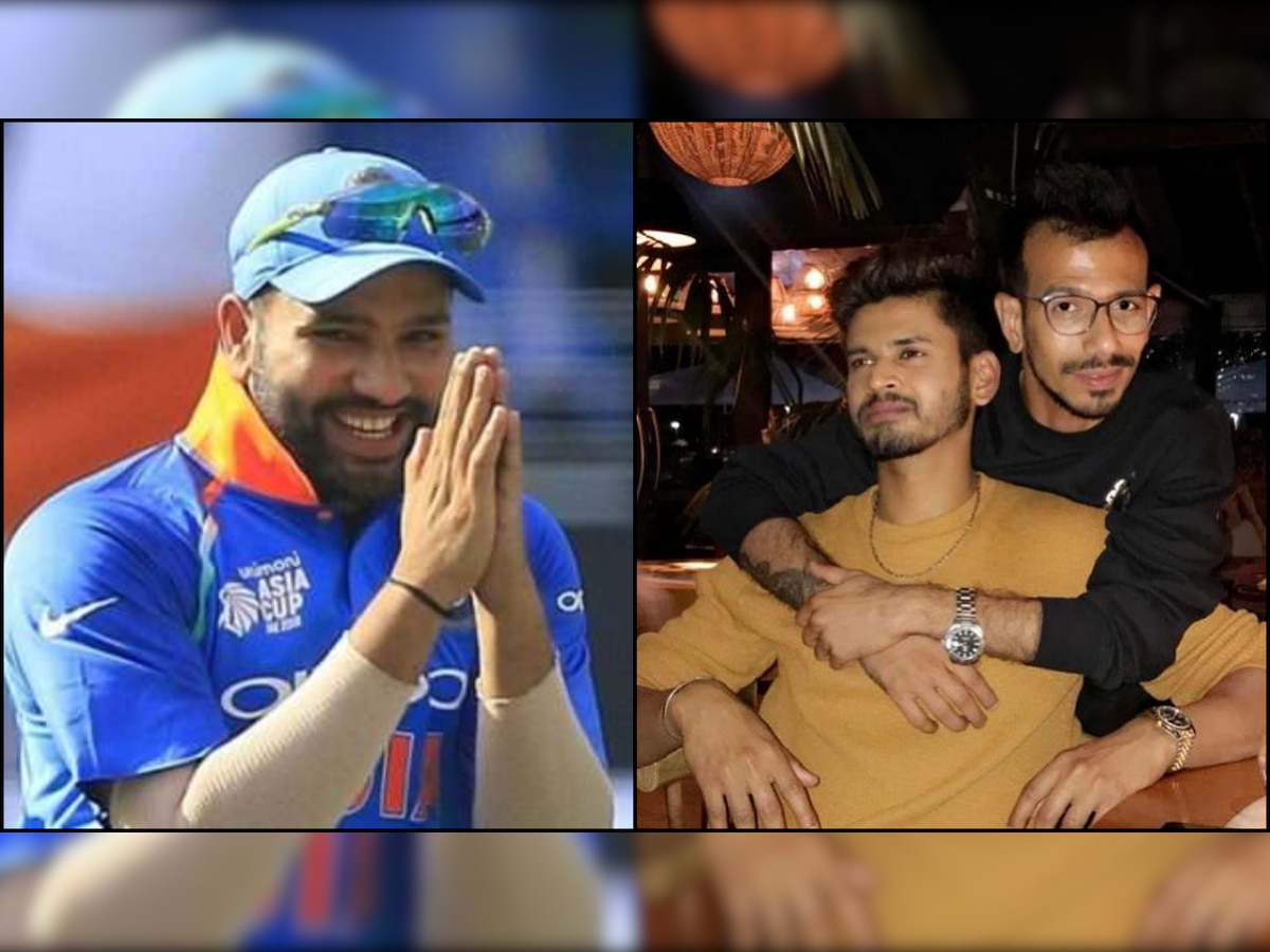 Yuzvendra Chahal tells Rohit Sharma to not be 'jealous' after he shares picture with Shreyas Iyer