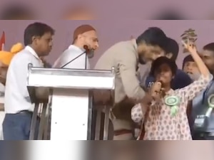 Ruckus at Owaisi rally: Girl chants 'Pakistan Zindabad'; AIMIM chief stops her, condemns statement