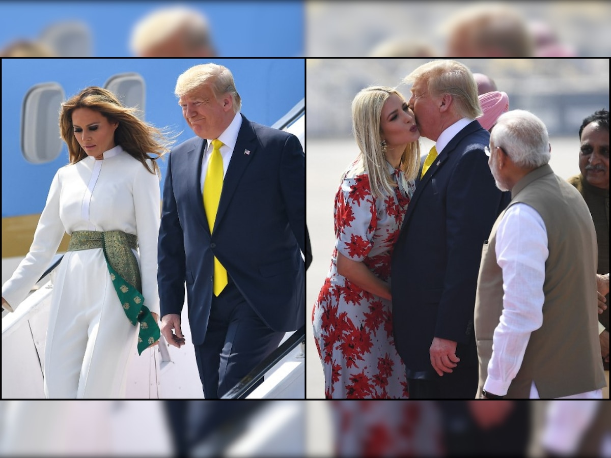 Namastey Trump: US First Lady Melania adds Indian twist to her look; Ivanka mesmerises in a classy attire