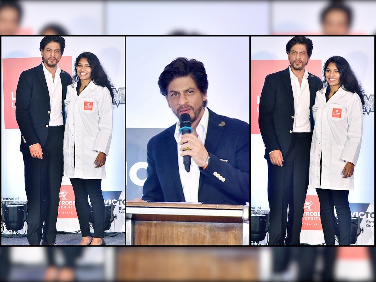 Watch: Shah Rukh Khan helps La Trobe University PhD scholar fix doctorate gown