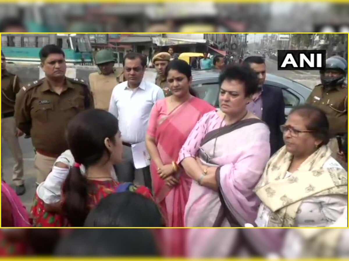 NCW chairperson Rekha Sharma visits Jaffrabad, to probe reports of harassment of women during riots