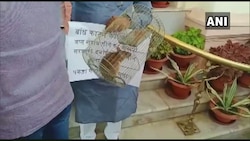 In veiled barb against CM Nitish Kumar, RJD legislators bring caged rat to Bihar assembly