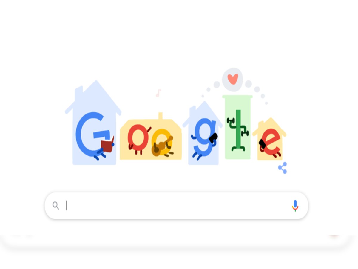 'Stay home, save lives': Google's new doodle urges people to stay indoor amid coronavirus outbreak