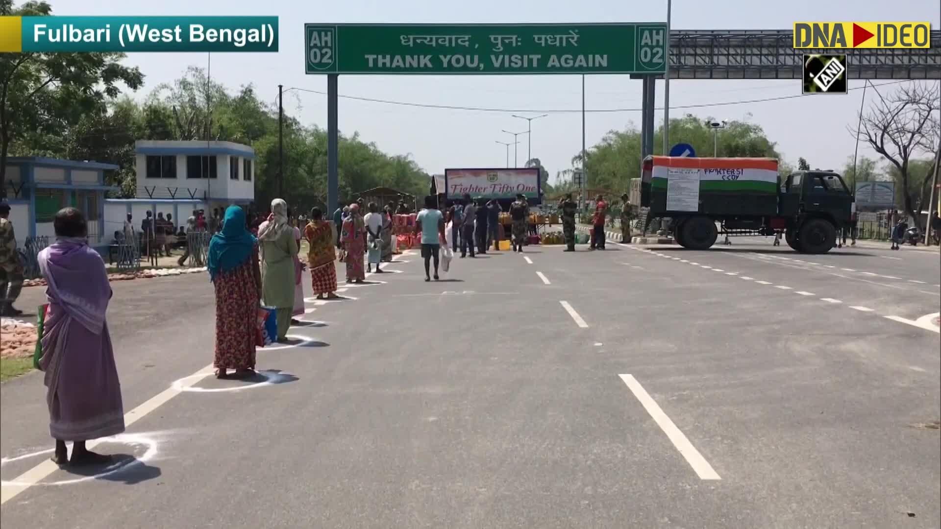 BSF distributes ration to needy at Indo-Bangladesh border