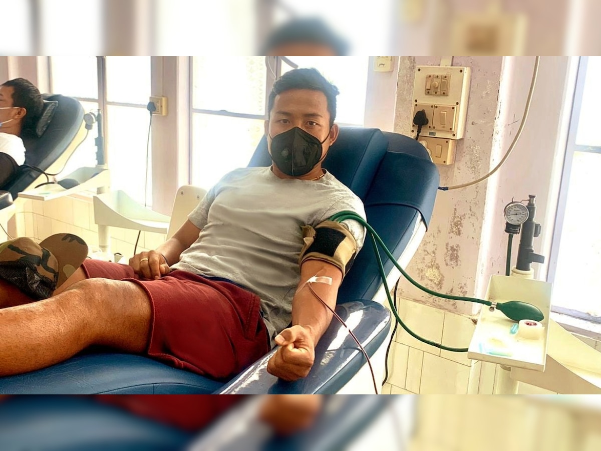 Amid coronavirus lockdown, Indian striker Jeje Lalpekhlua donates blood for needy in Mizoram