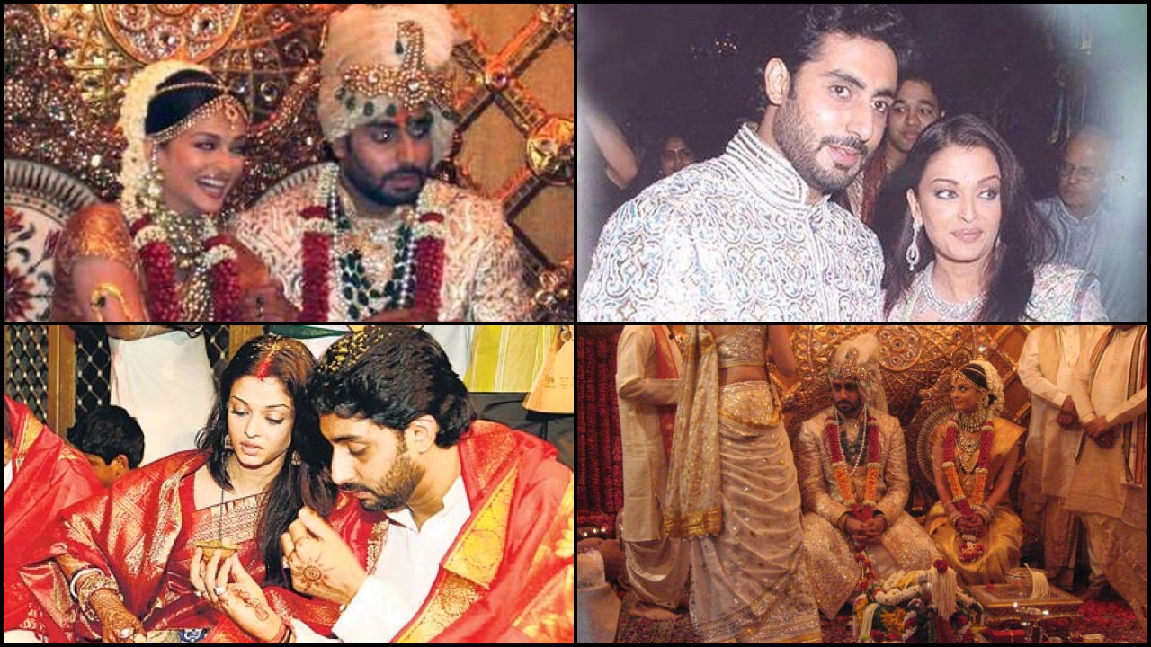 Aishwarya Rai-Abhishek Bachchan 13th Wedding Anniversary: From invitation  card to saath phere; lesser seen moments