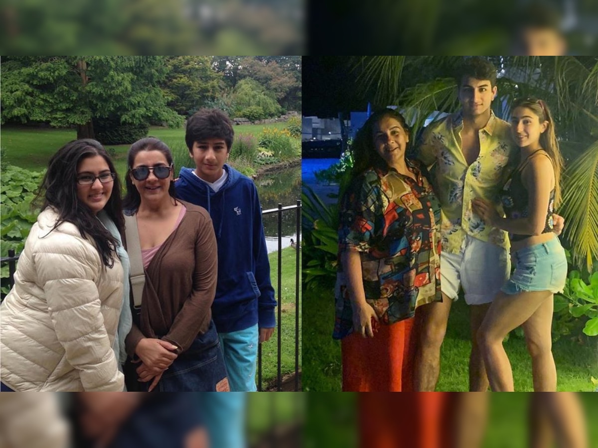 Sara Ali Khan once again shares before-actor photo; this time poses with Amrita Singh, Ibrahim Ali Khan