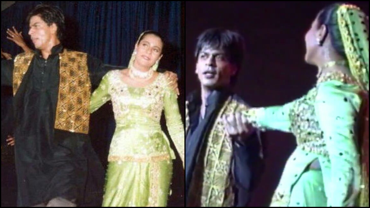 Throwback Thursday: Shah Rukh Khan-Kajol dancing on 'DDLJ' song 'Mehndi Laga Ke Rakhna' at 1998 Throwback Thursday: Shah Rukh Khan-Kajol dancing on 'DDLJ' song 'Mehndi Laga Ke Rakhna' at 1998