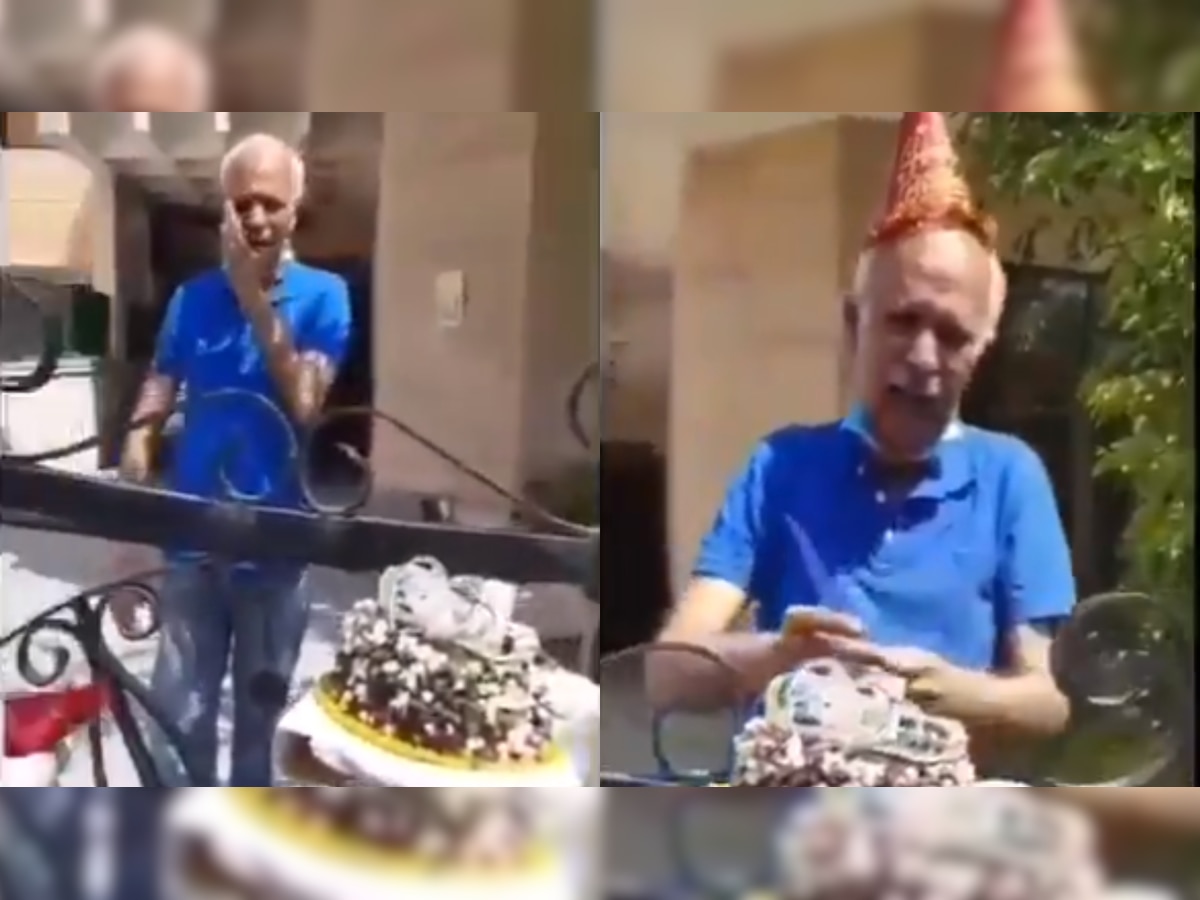 Police surprises elderly man with birthday cake in Haryana's Panchkula; netizens heap praise