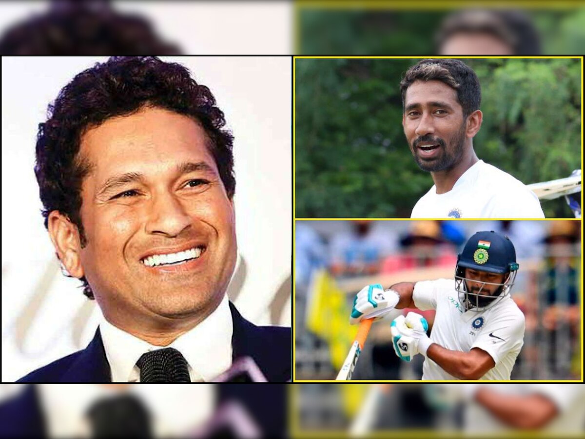 'Whoever is good should be given a go': Sachin Tendulkar on Wriddhiman Saha-Rishabh Pant debate