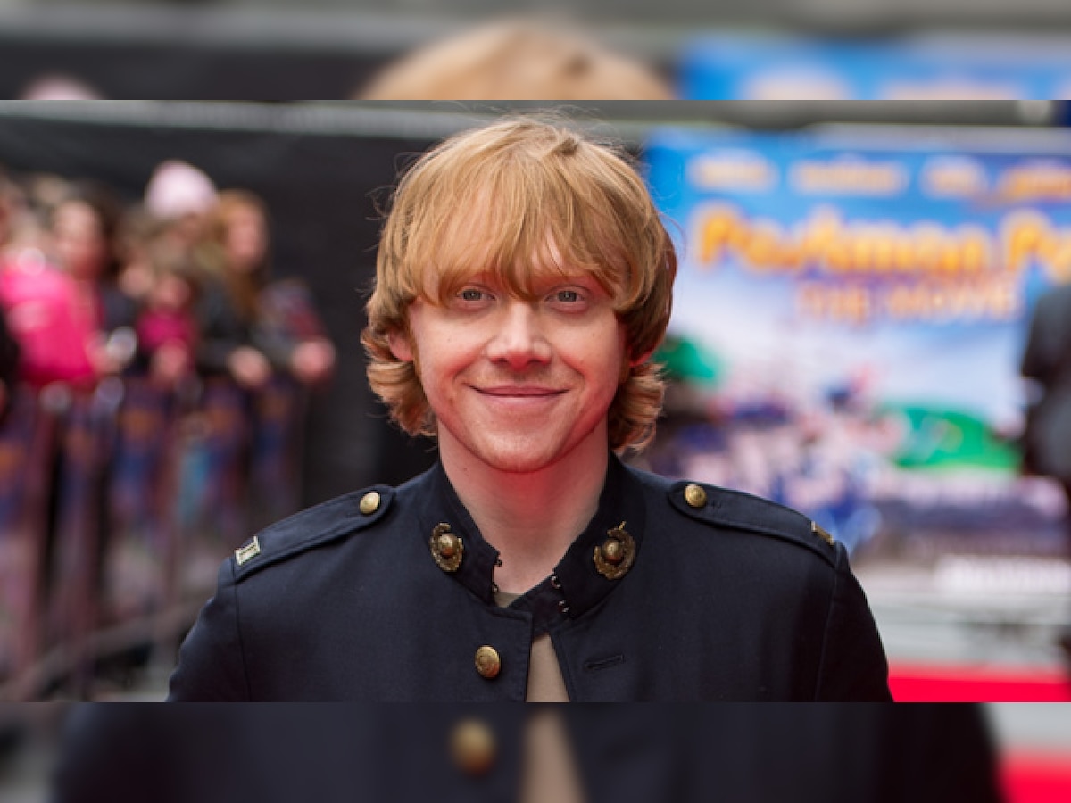Rupert Grint aka Ron Weasley of 'Harry Potter' series baby