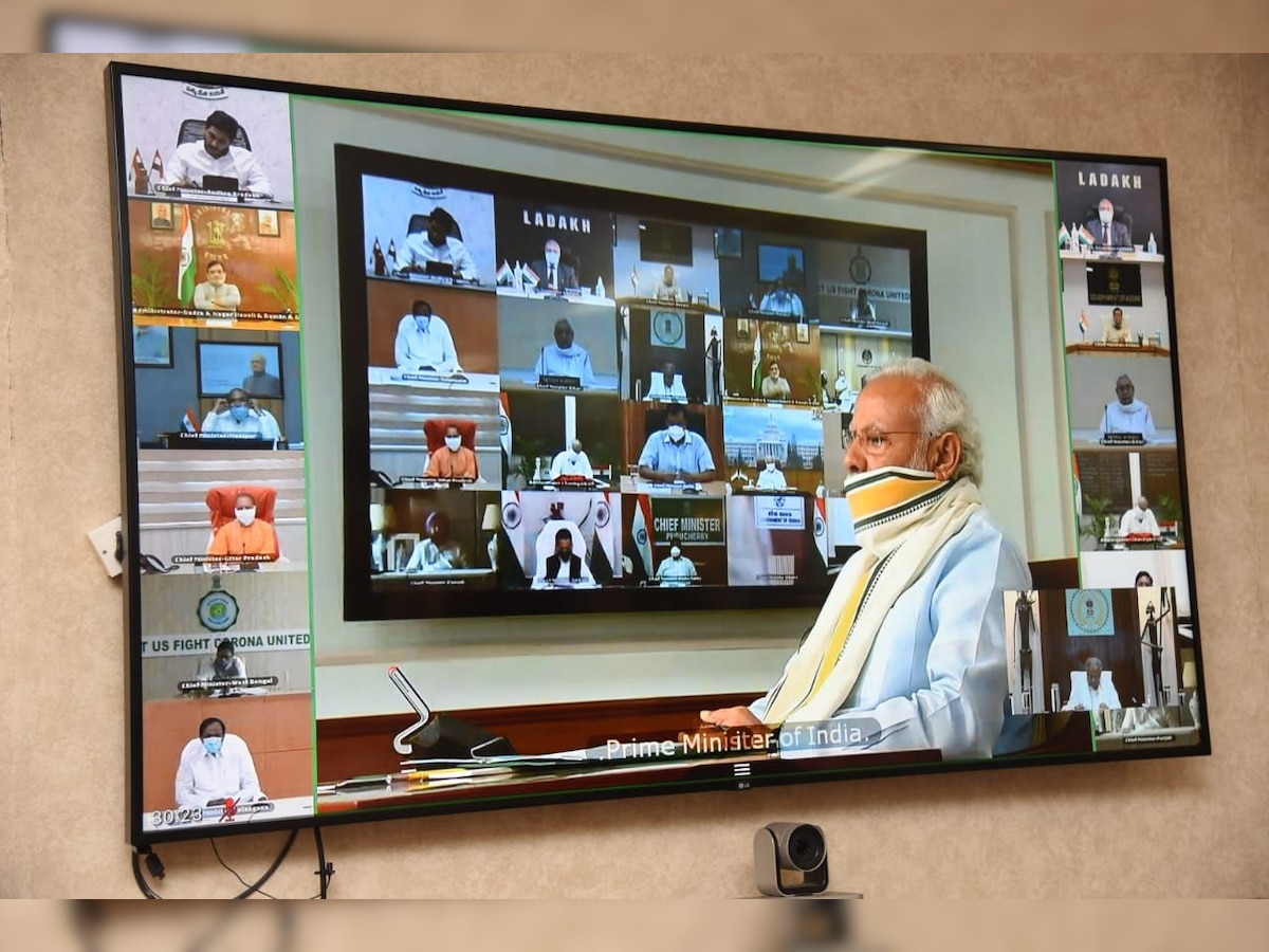 PM Modi holds video conference with CMs to discuss COVID-19 containment strategy, economic activities