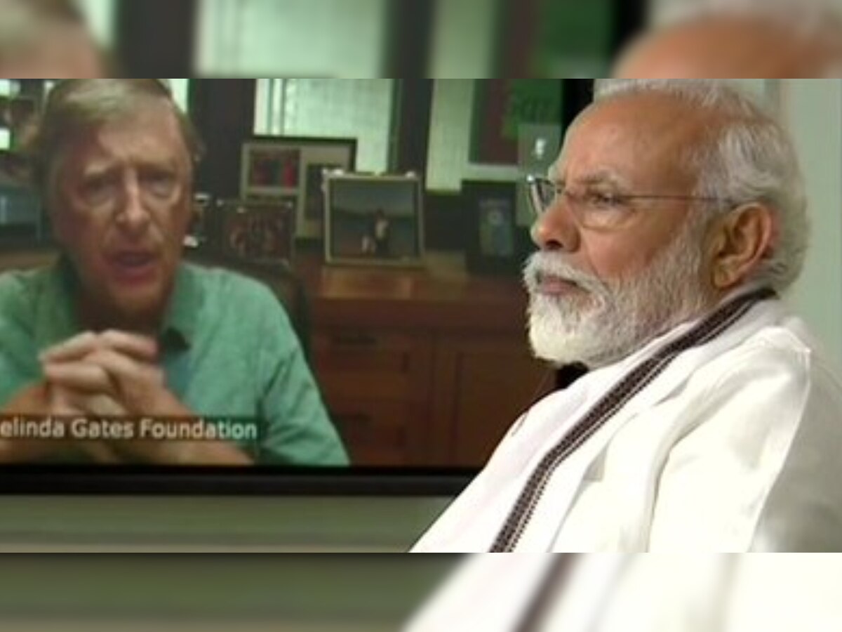 PM Modi meets with Bill gates via videoconferencing, discusses global response towards COVID-19