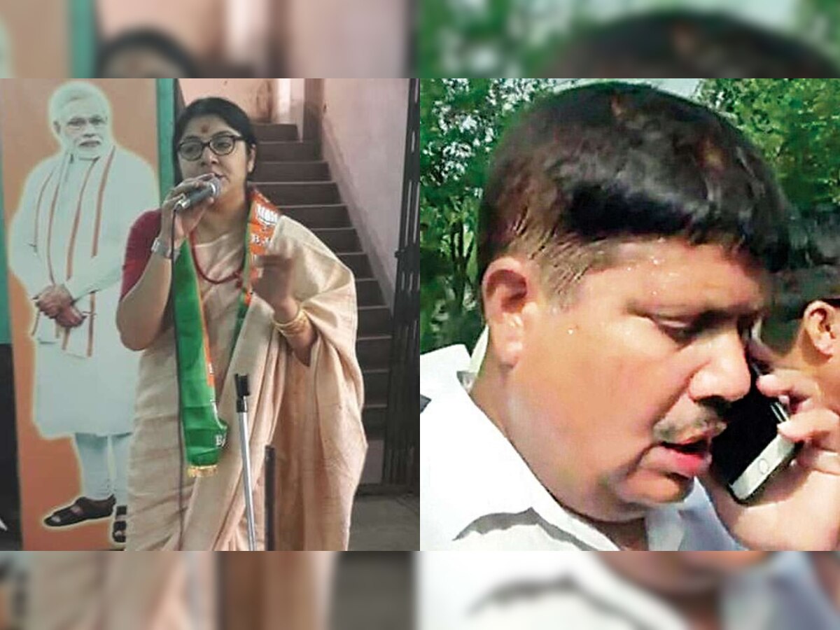 WB: BJP MPs Locket Chatterjee, Arjun Singh booked for allegedly inciting violence in Telinipara