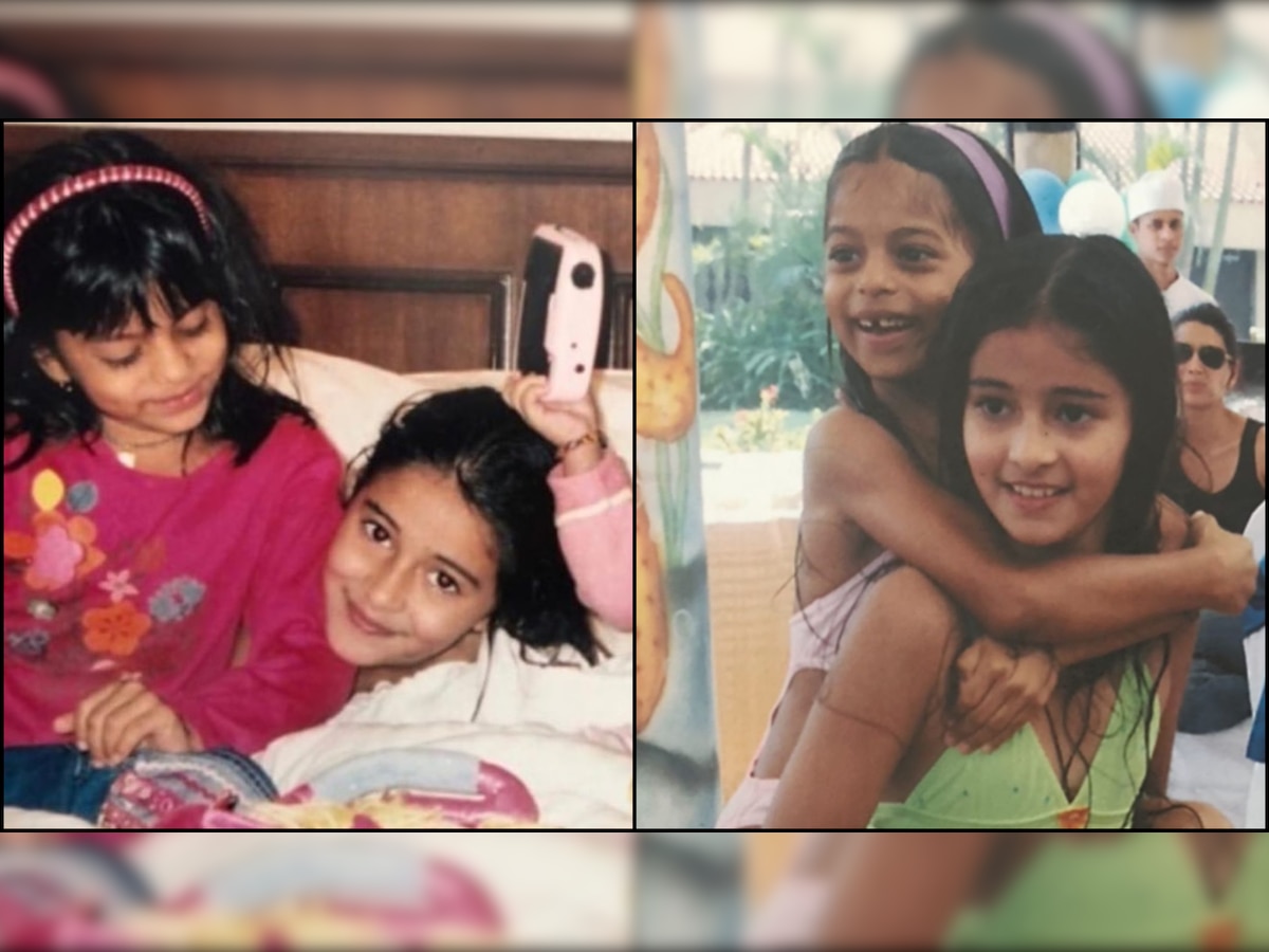 Ananya Panday treats fans with childhood photos of birthday girl Suhana Khan