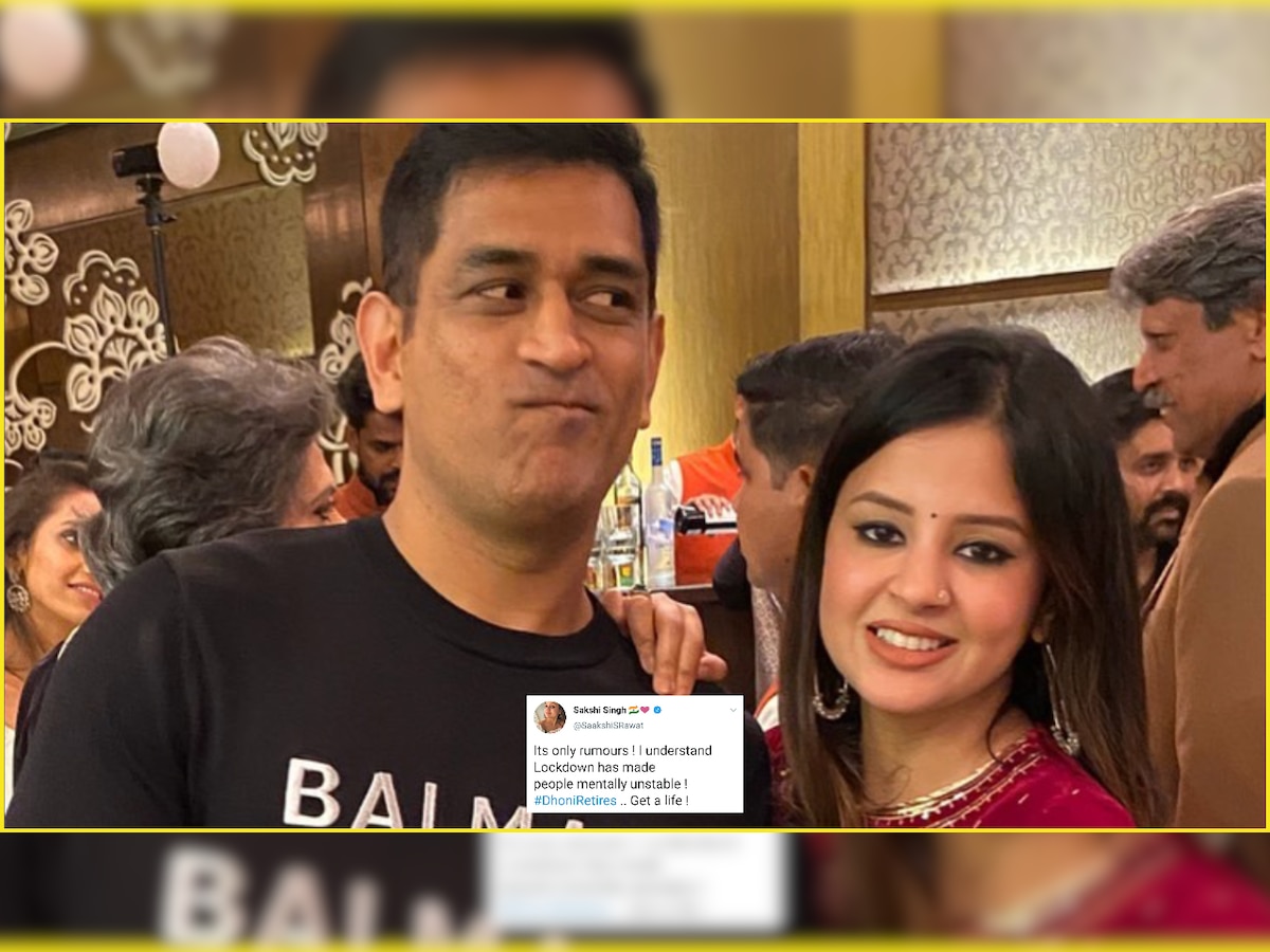 Job was done: Sakshi Dhoni finally opens up about her deleted tweet on #DhoniRetires