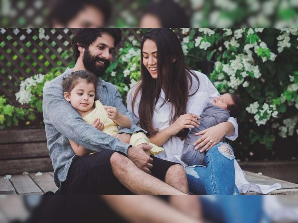 Shahid Kapoor-Mira Rajput clicked at Dera Radha Soami Satsang Beas in viral video