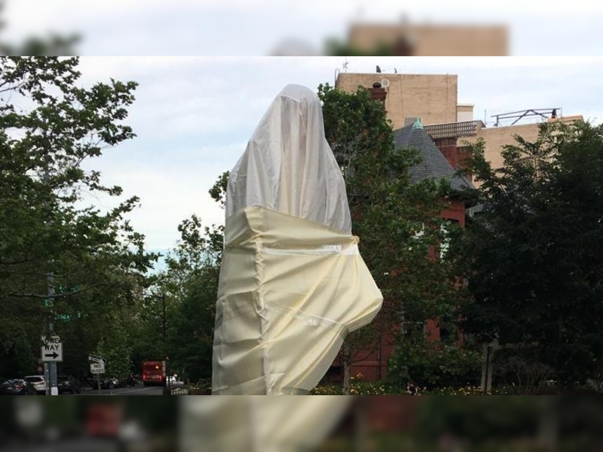 Mahatma Gandhi's statue vandalised outside Indian embassy in US, probe underway
