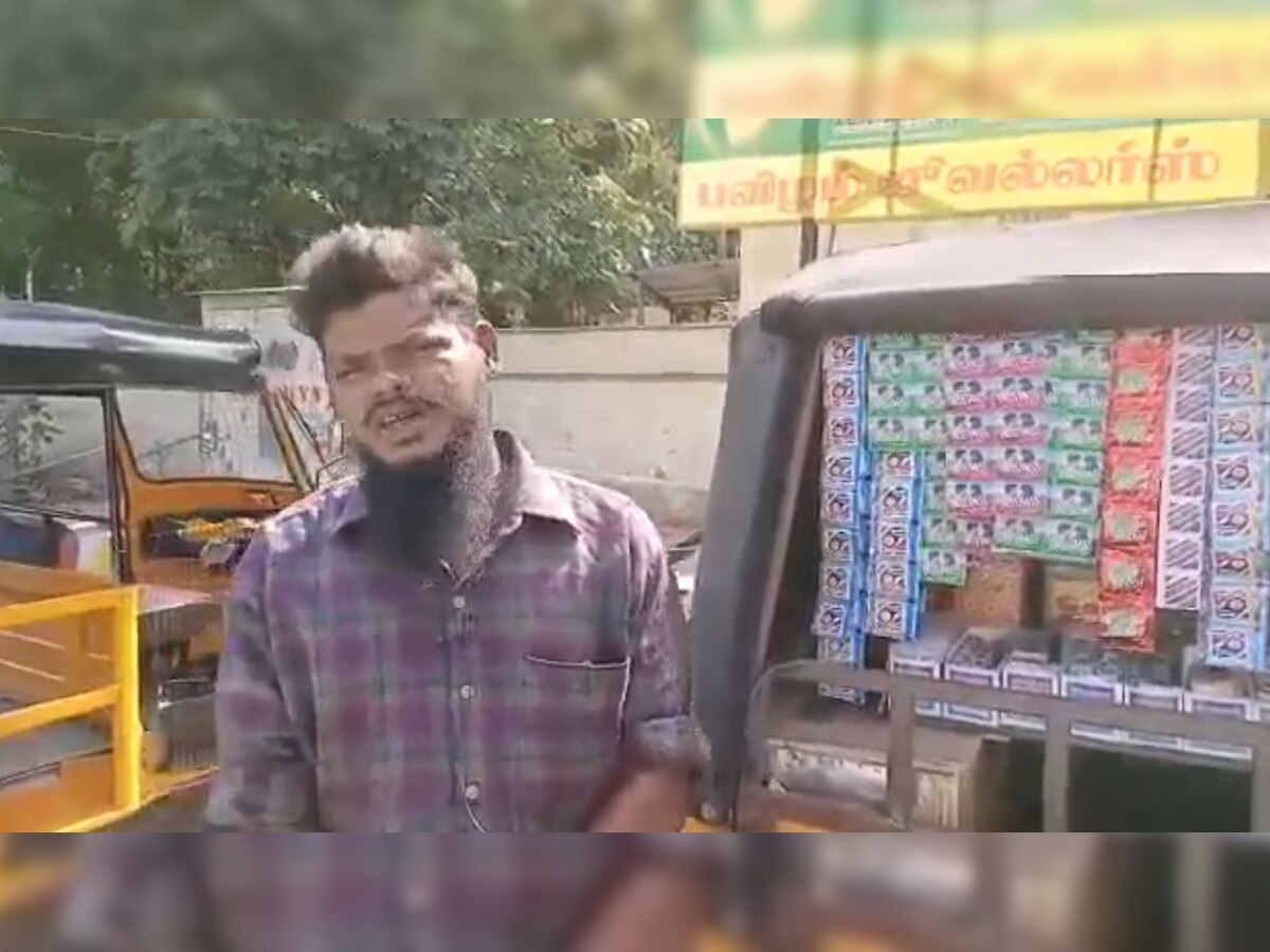 Tamil Nadu: Auto driver innovates moving petty shop to earn extra income amid COVID-19 crisis