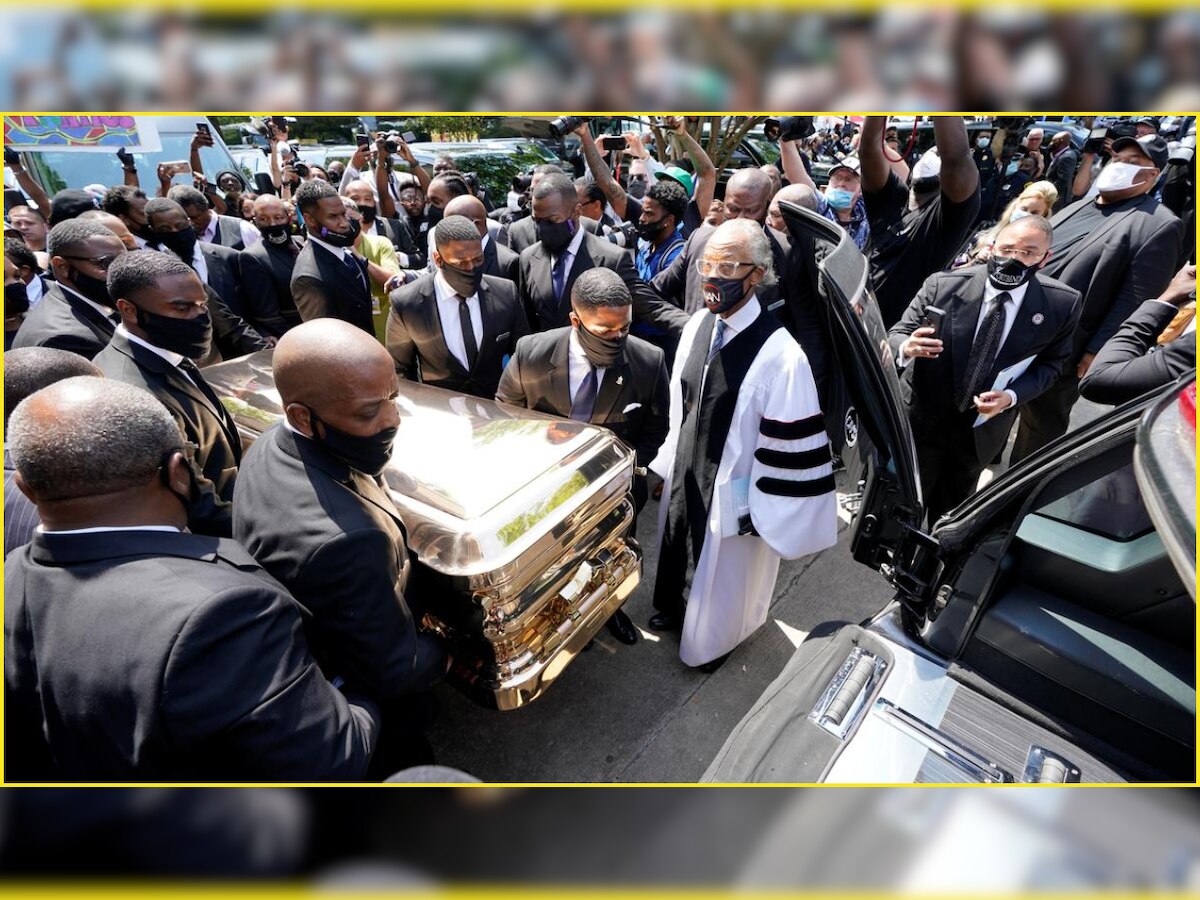 US: Amid anti-racism protests, hundreds pay respects to George Floyd at Houston funeral