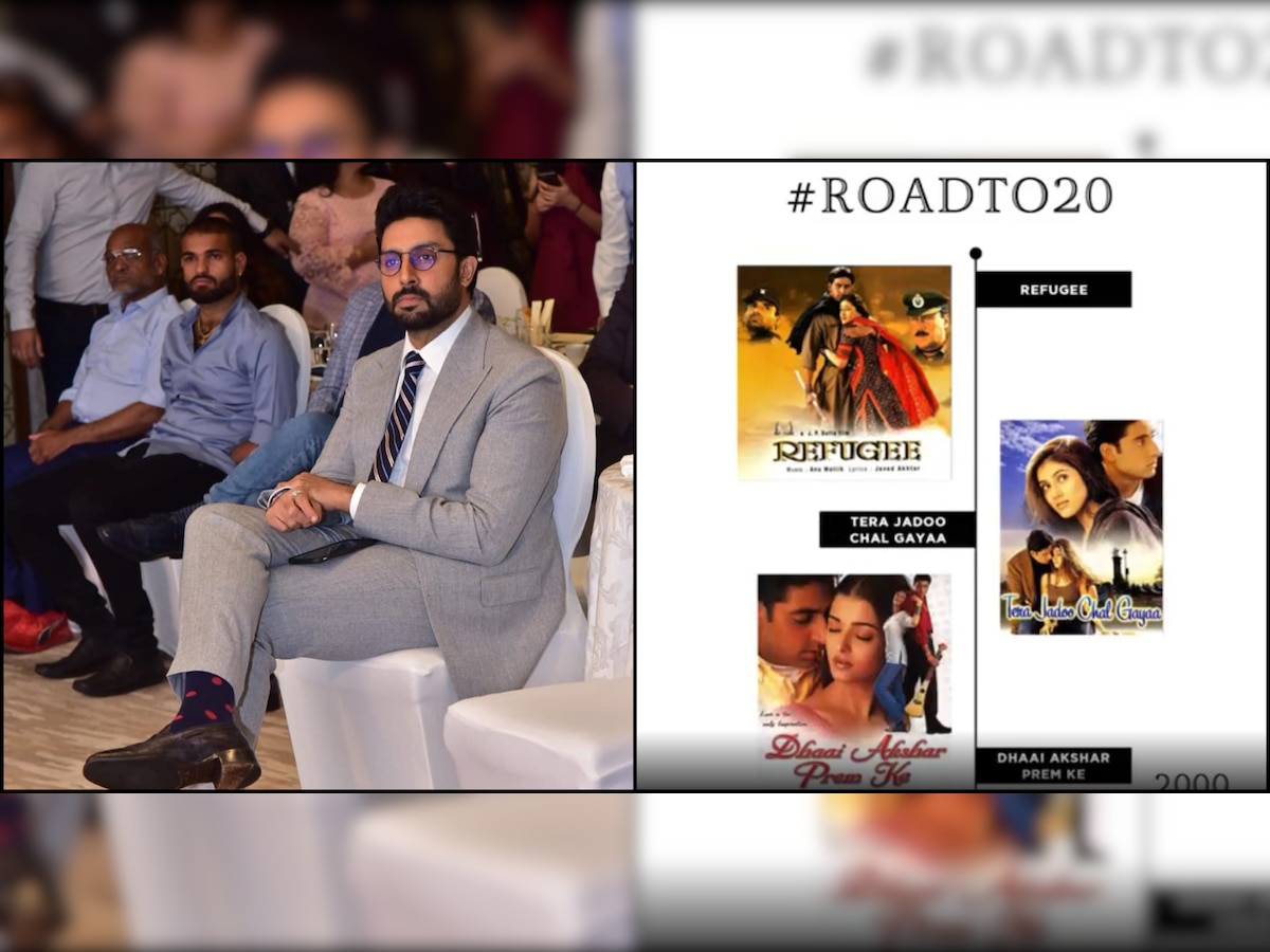 'It's nice to remember the good and sometimes bad times': Abhishek Bachchan pens his 'Road to 20' journey in Bollywood