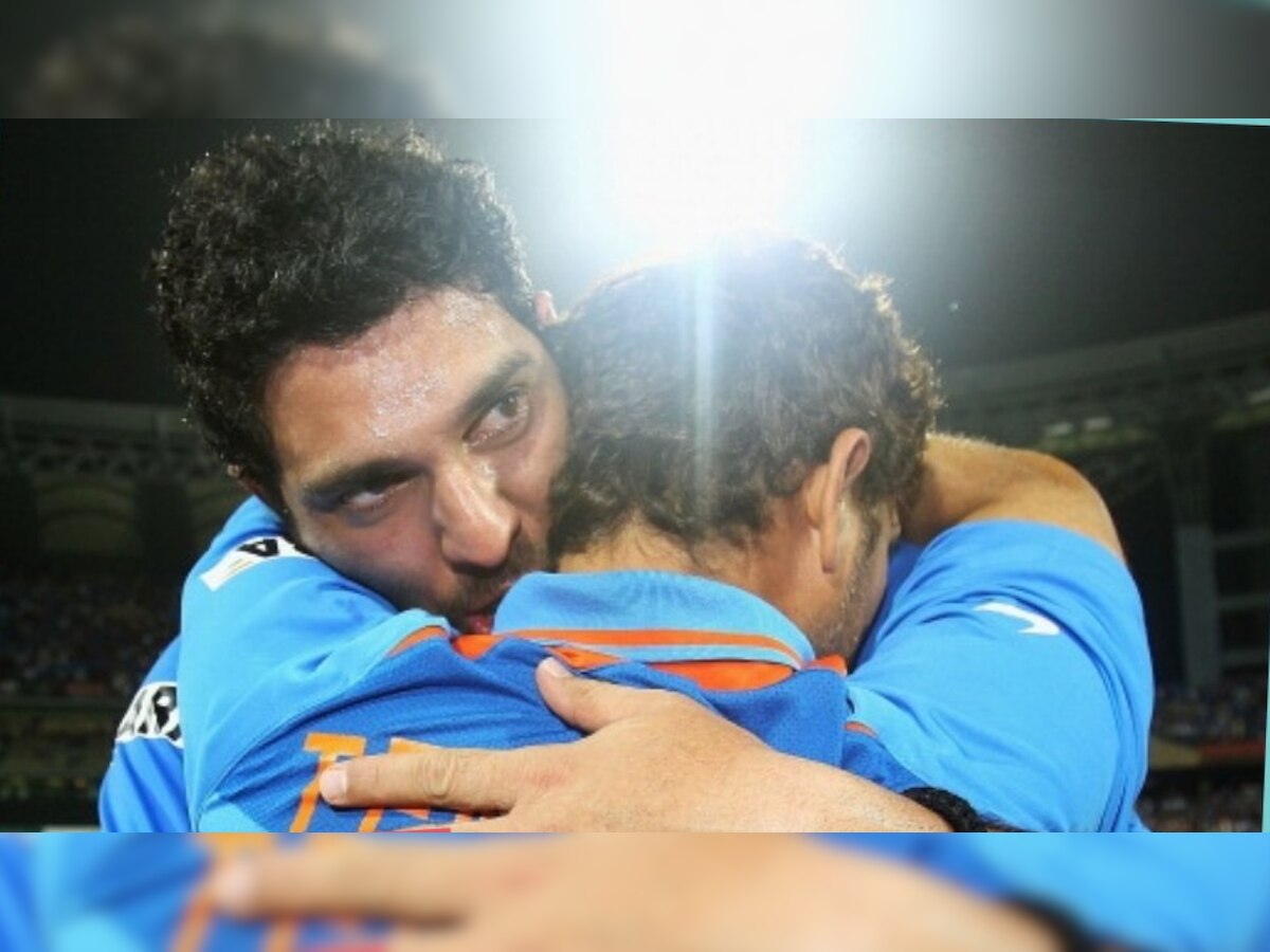 Yuvraj Singh says he shook hands with 'God' after meeting Sachin Tendulkar