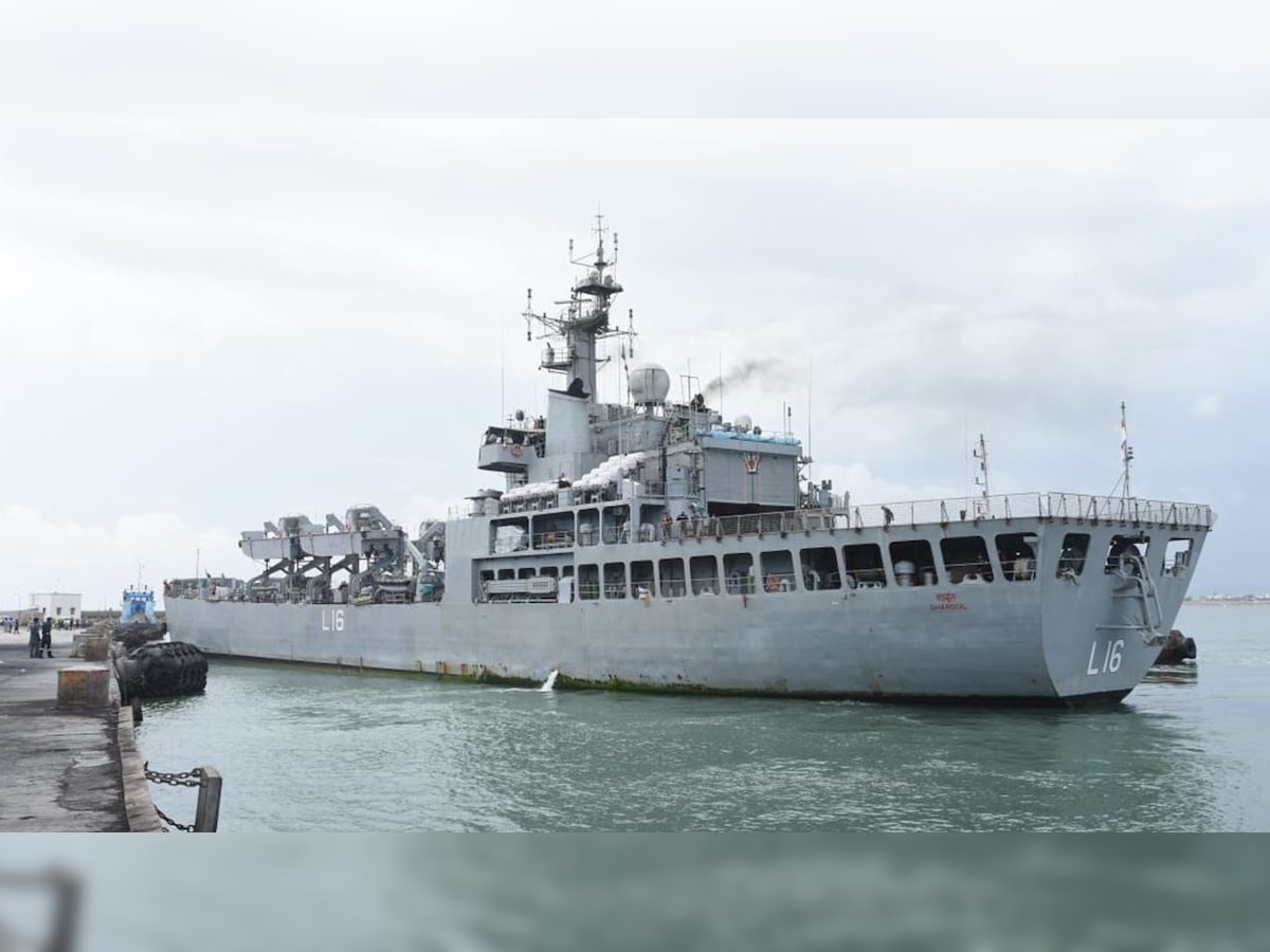 Operation Samudra Setu: INS Shardul arrives at Porbandar 233 Indian nationals from Iran