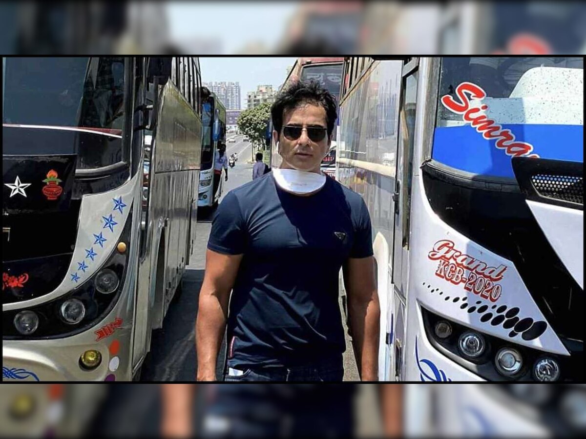Odia fans honour actor Sonu Sood with large hoarding, name him 'corona fighter king'