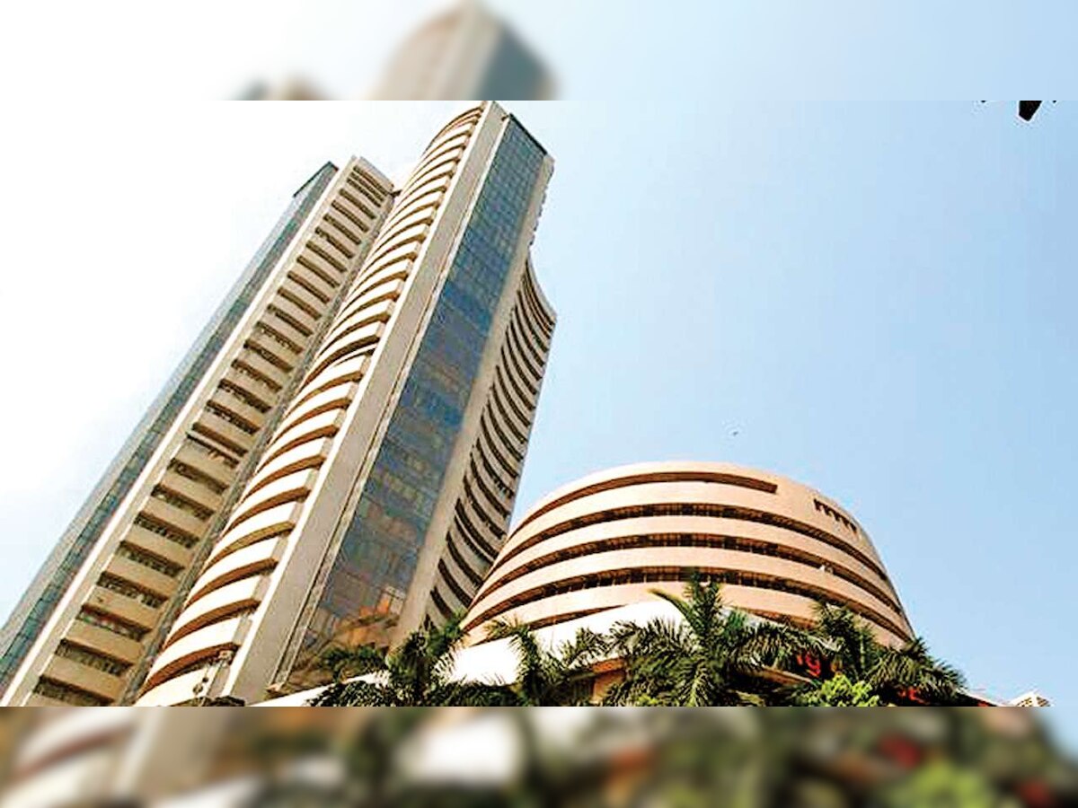 Sensex dives 97 points in a highly volatile session, Nifty slips below 9,900 level