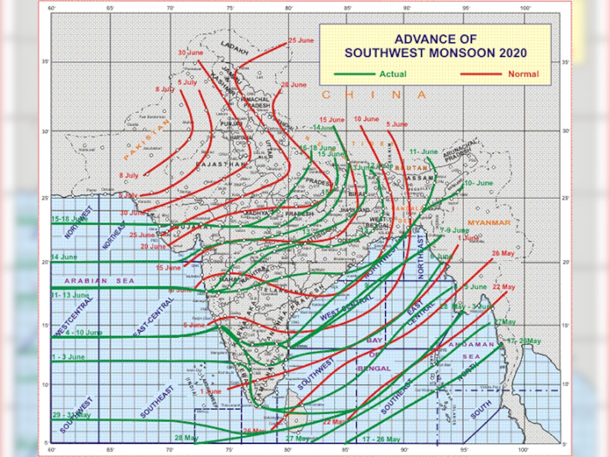 Southwest monsoon likely to reach Delhi, Haryana around June 25