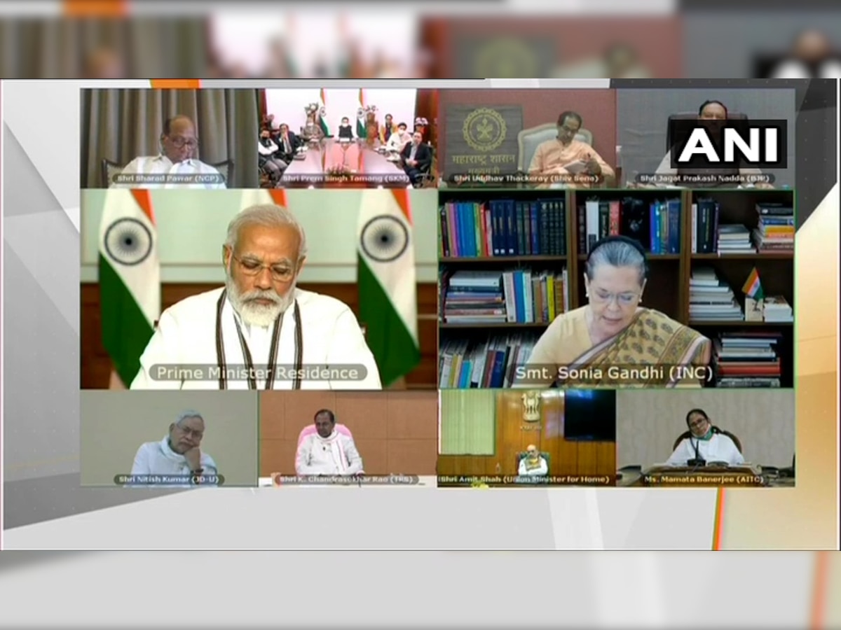 PM Modi chairs at all-party meet on Galwan Vlley clash, leaders display united front