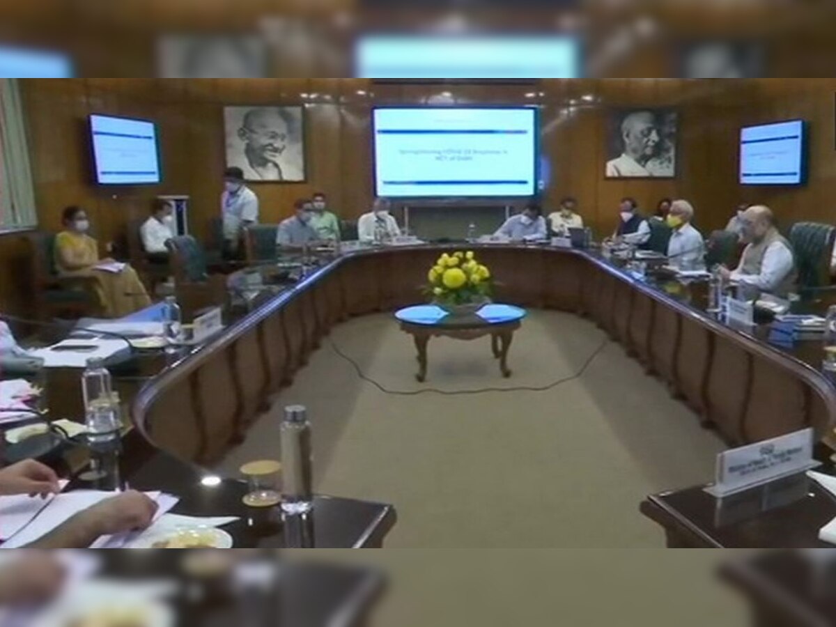 Amit Shah holds meeting with Delhi LG, CM Kejriwal over COVID-19 situation