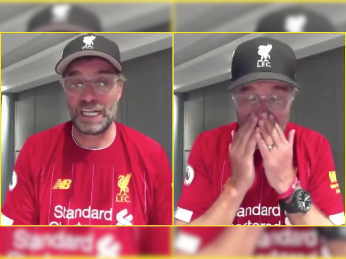 WATCH: Jurgen Klopp gets tearful while narrating Liverpool's Premier League title win