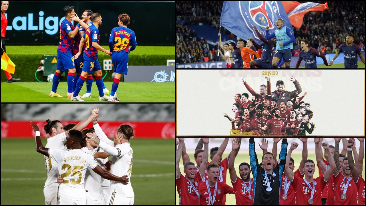 While PSG, Bayern Munich, Liverpool are crowned champions