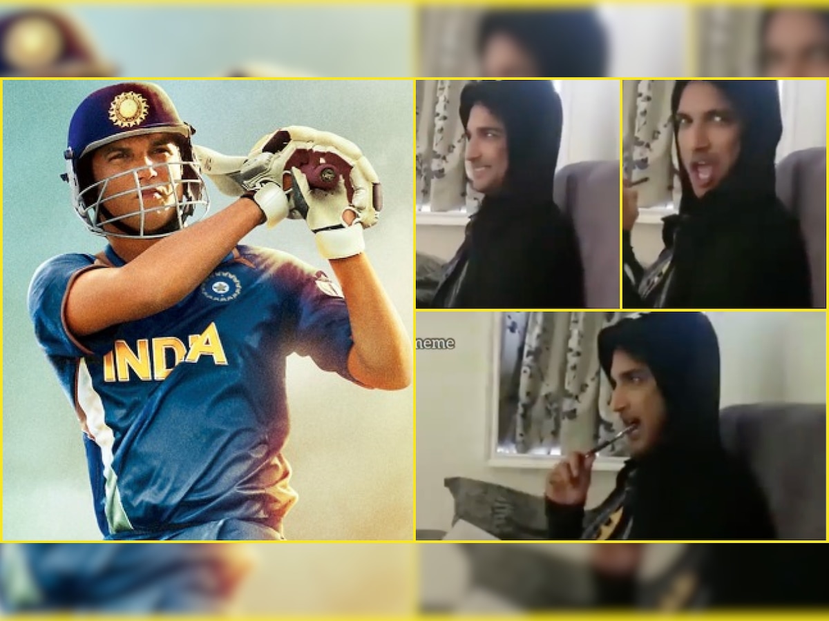 Heartfelt clip of Sushant Singh Rajput reliving MS Dhoni: The Untold Story's climax scene is going viral