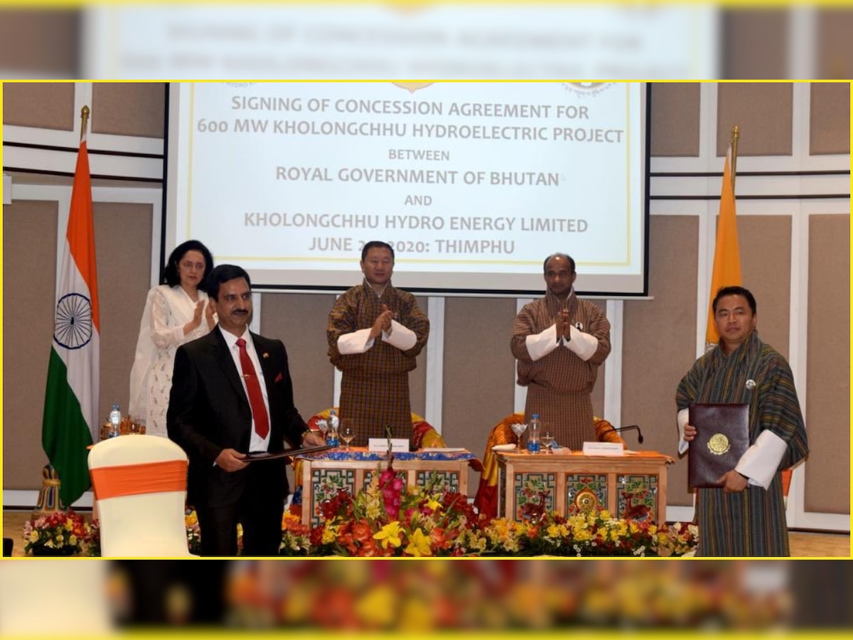 India, Bhutan sign agreement on 600 MW Kholongchhu Hyrdroelectric Project pact