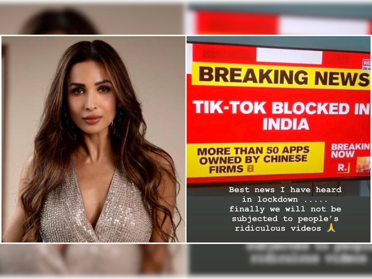 'Finally we will not be subjected to people’s ridiculous videos': Malaika Arora lauds government's move to ban Tik Tok