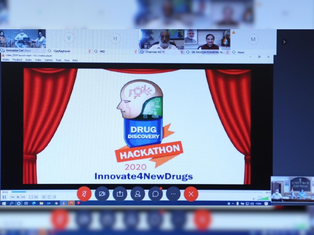 Union Health, HRD Minister inaugurate Drug Discovery Hackathon