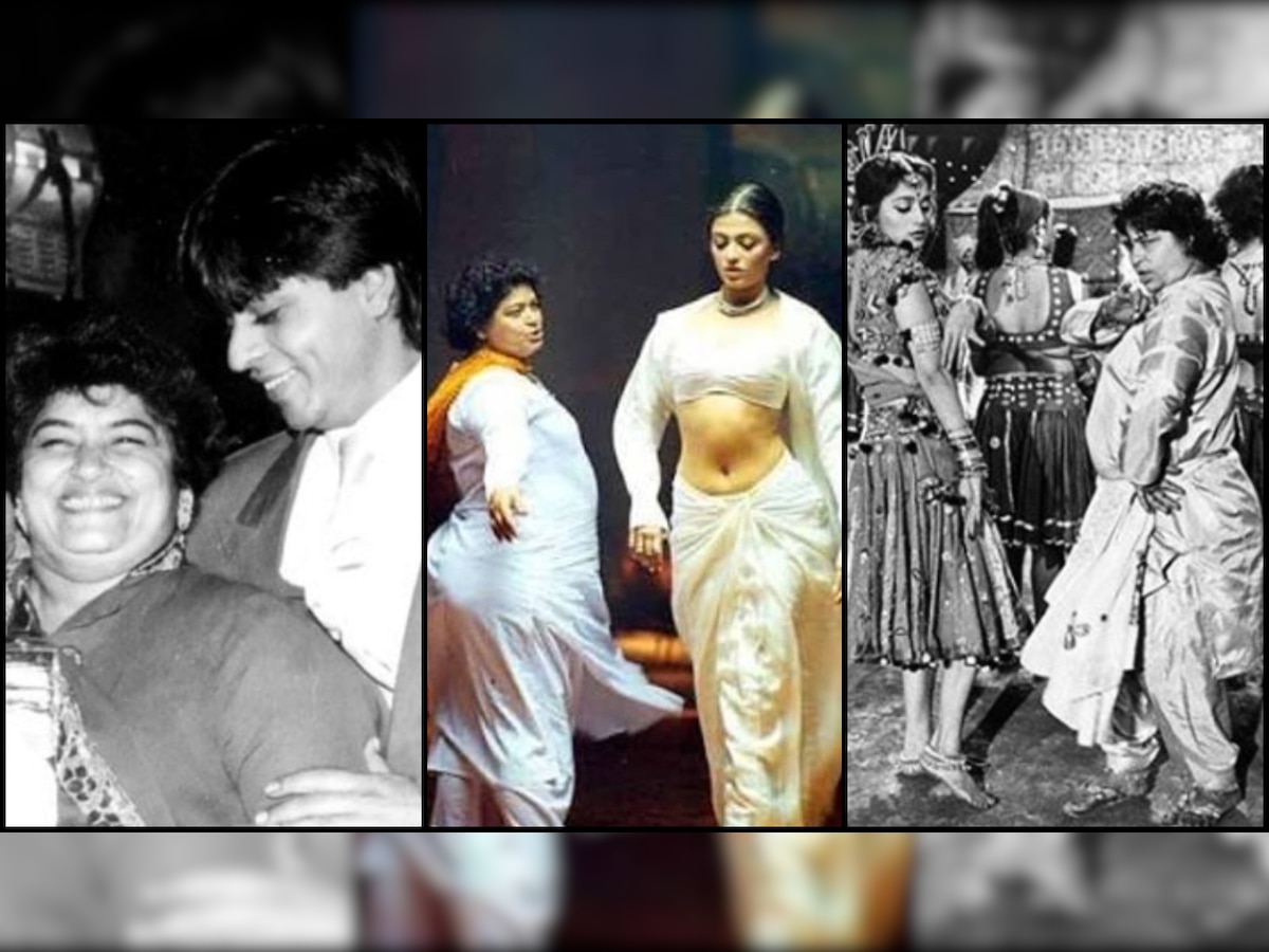 Unseen images of Saroj Khan with Aishwarya Rai Bachchan, Madhuri Dixit, Shah Rukh Khan take the internet by storm