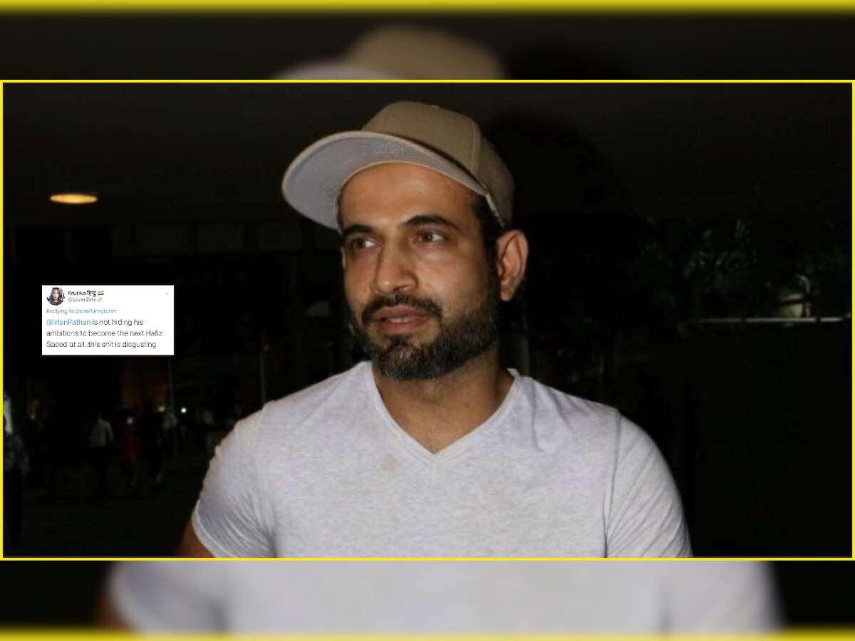 'Where have we reached': Irfan Pathan 'disgusted' by Twitter user's comment calling him 'next Hafiz Saeed'