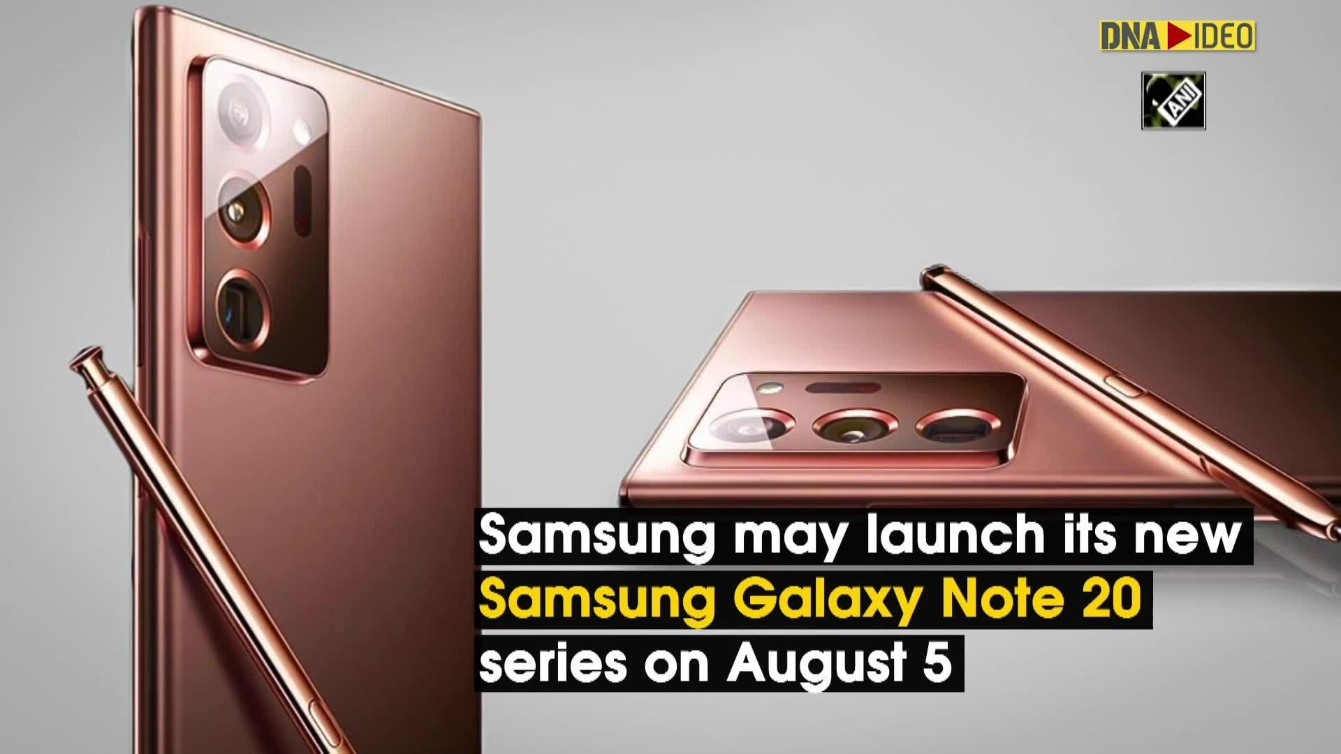 Samsung May Launch Galaxy Note 20 Series On August 5 Report
