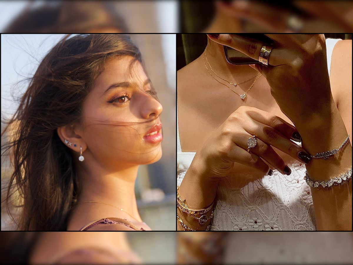 Suhana Khan lets her accessories do the talking, hides her face in latest photos