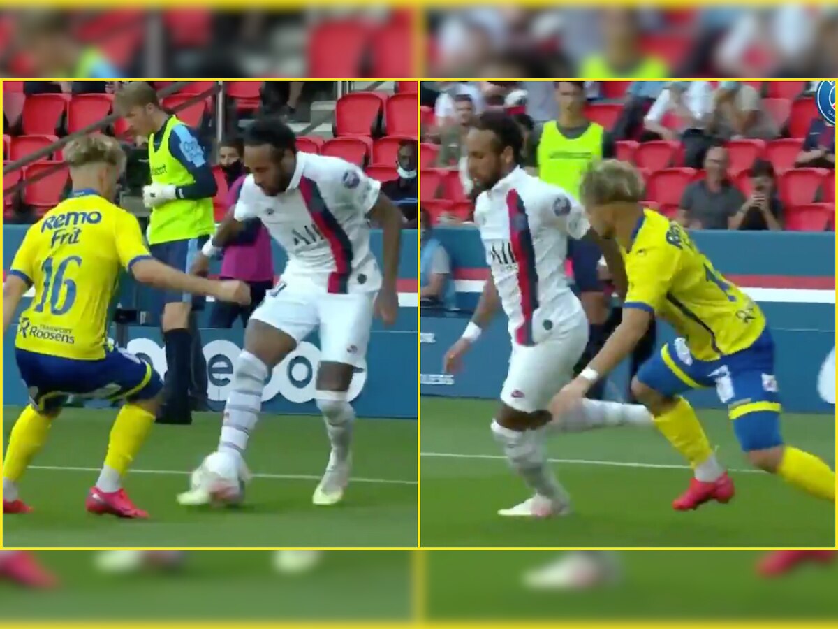 VIRAL VIDEO: Neymar skillfully humiliates defender during PSG's 7-0 thrashing of Waasland-Beveren