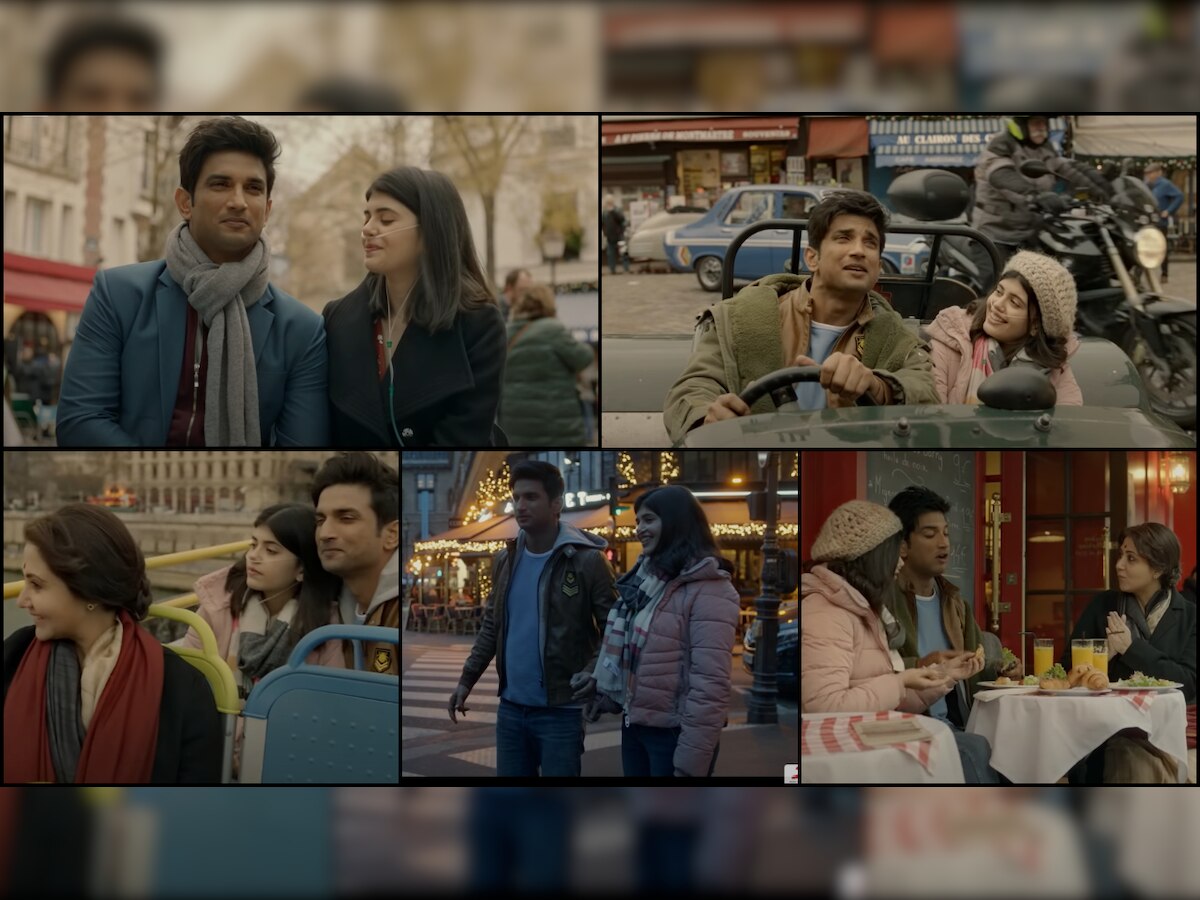 'Dil Bechara' song 'Khulke Jeene Ka': Sushant Singh Rajput-Sanjana Sanghi take romance to Paris in this feel good track