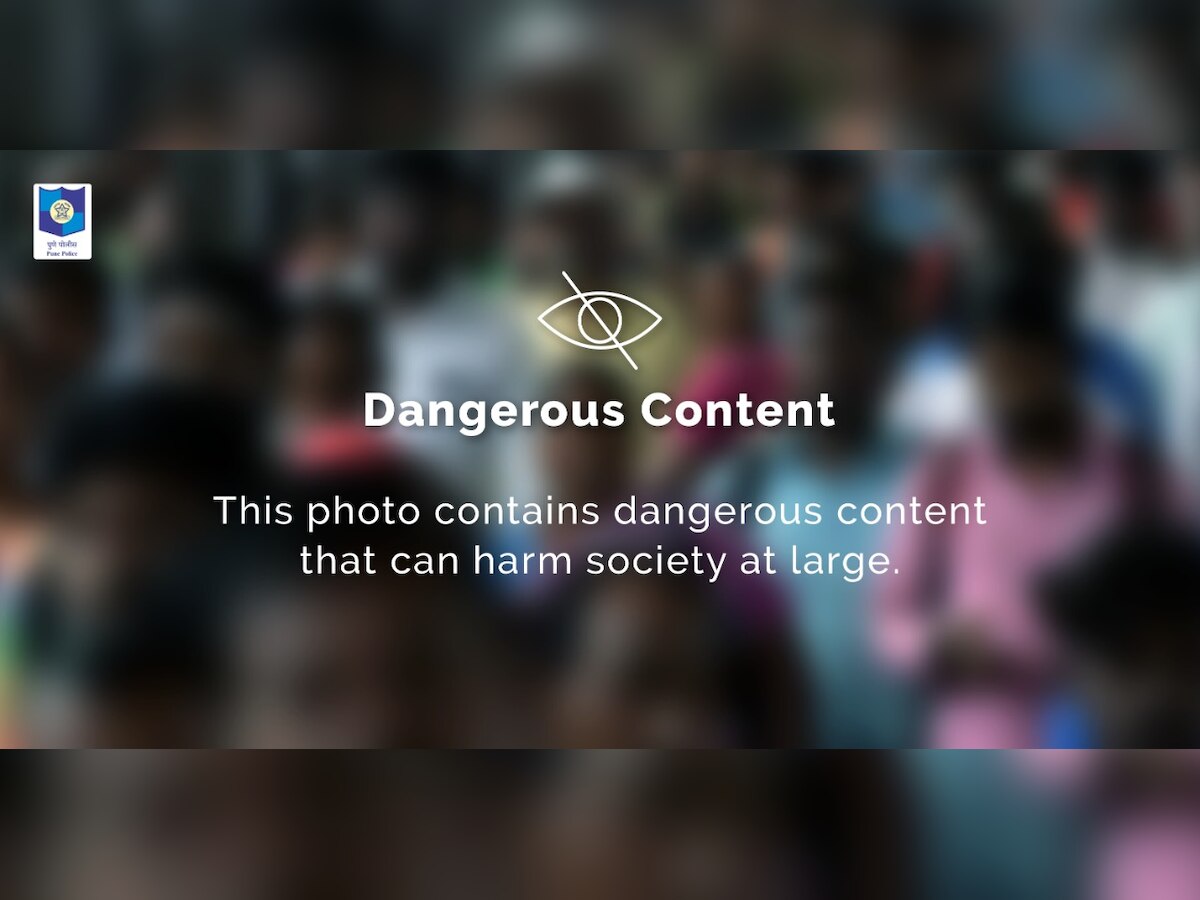Pune Police's shares ‘dangerous content’ to spread awareness about wearing masks