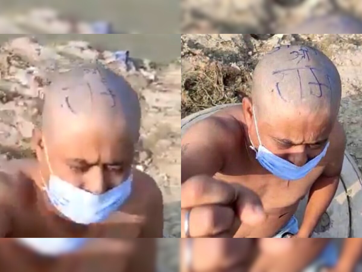 'Nepali' youth seen getting tonsured turns out to be Varanasi local; cops say he received Rs 1000 for viral clip