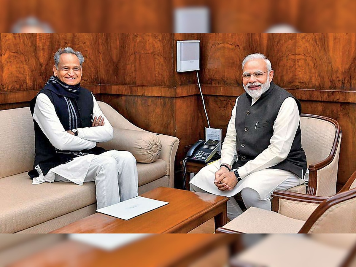 Rajasthan CM Ashok Gehlot writes to PM Modi, blames Union Minister for attempt to topple govt